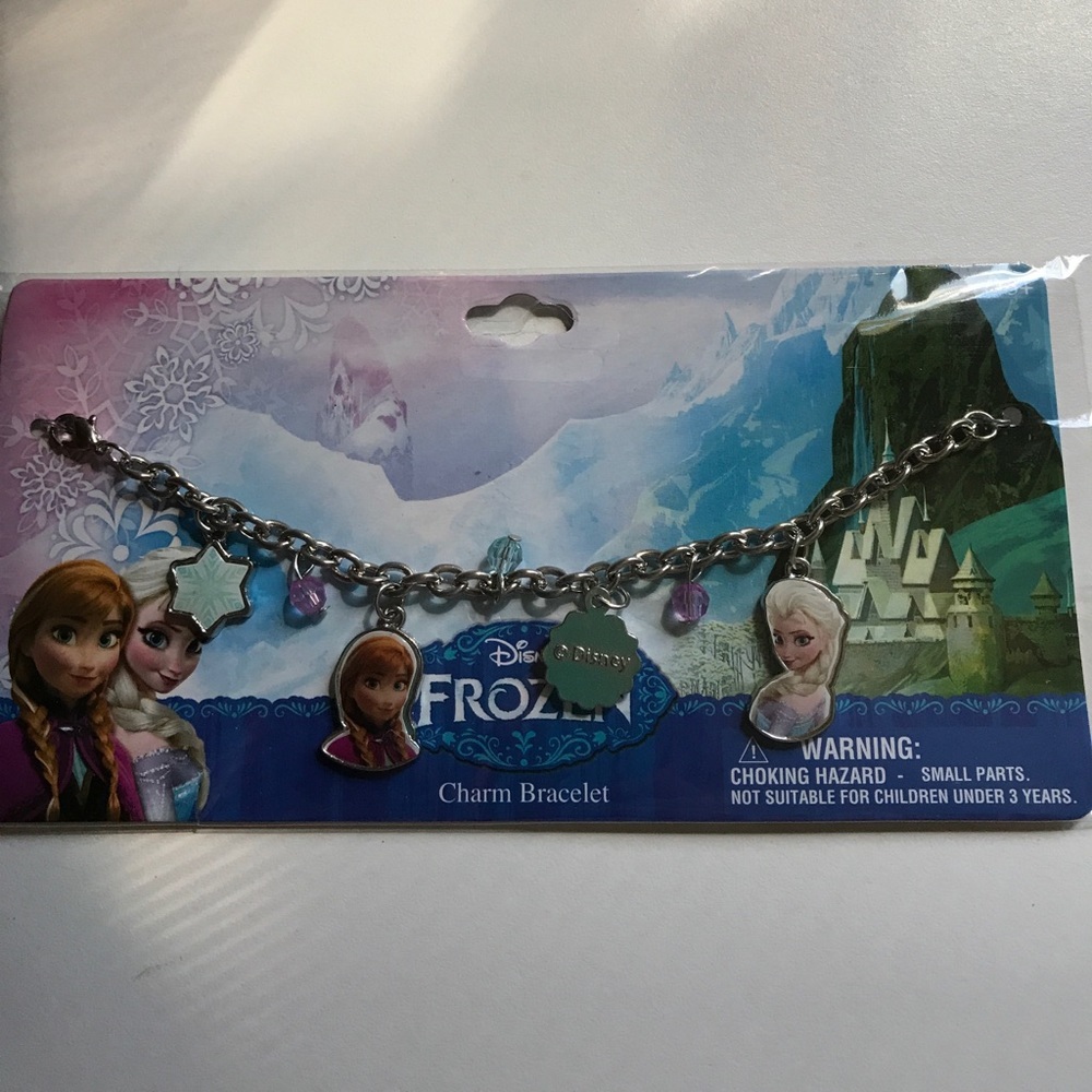Disney Frozen Charm Bracelet Elsa Anna New